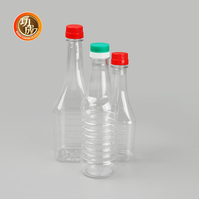 Le condiment en plastique d'huile de noix de coco met la catégorie en bouteille comestible de bouteille de sauce de soja 500ml