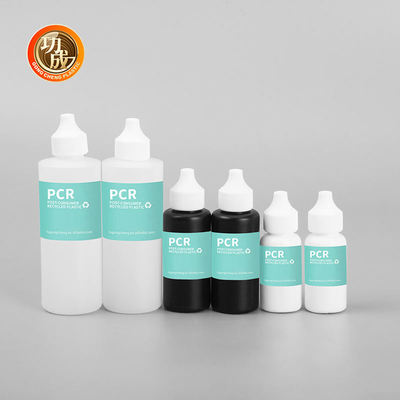Bouteilles en plastique recyclé de 30 ml 50 ml 120 ml Pcr avec buse
