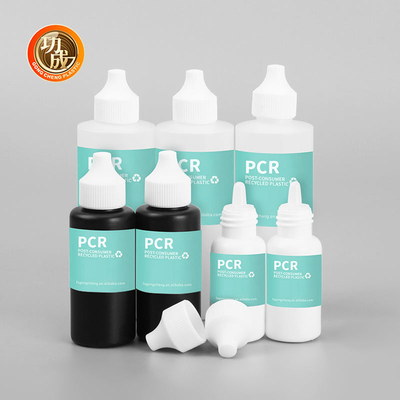 Bouteille gouttelette vide personnalisée de 30 ml, 50 ml et 120 ml, PCR en plastique, comprimé Bouteille liquide