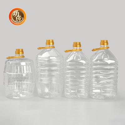 Bouteilles en plastique clair pour les épices, assaisonnements alimentaires, emballage de 1800 ml