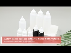 20 mm goutte à goutte pour les yeux pour la bouche Bouteille de plastique E liquide avec bouchon à vis à l' épreuve des enfants