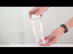 Bouteilles en plastique de sauce à compression d'ANIMAL FAMILIER avec le couvercle Flip Top Food Grade