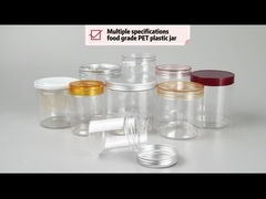 Boîte à biscuits claire 1500ml Honey Food Packaging de sucrerie d'ANIMAL FAMILIER