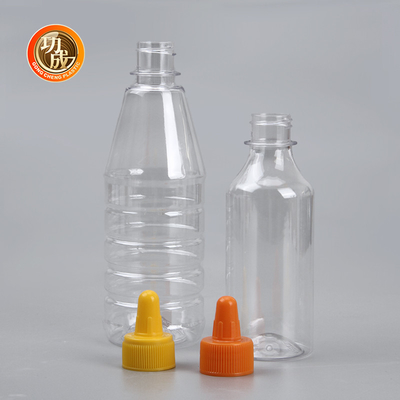 Bouteille de Flip Top Plastic Squeeze Sauce pour le sirop 250ml 500ml