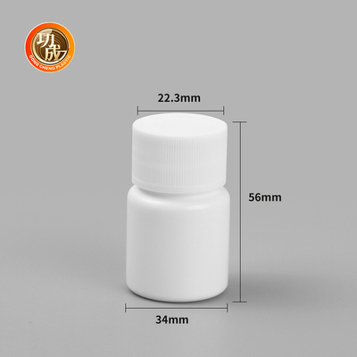 Bouteilles de pilule de médecine de capsule de Matte Plastic Pill Bottle 15ml 20ml 30ml de HDPE