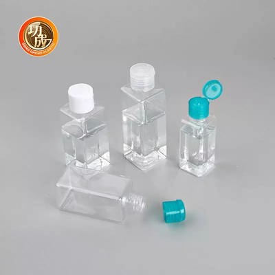 Bouteille d'aseptisant de main de taille de voyage de PLA d'ACP d'OEM Mini Plastic Sanitizer Bottle avec le support de silicone