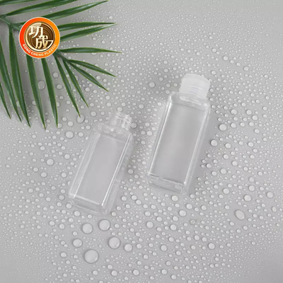 Bouteille d'aseptisant de main de taille de voyage de PLA d'ACP d'OEM Mini Plastic Sanitizer Bottle avec le support de silicone