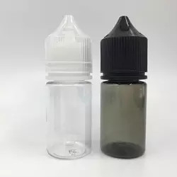 bouteille liquide en plastique vide du compte-gouttes V3 de noir d'animal familier de la bouteille 120ml de 60ml 15ml 30ml 10ml E