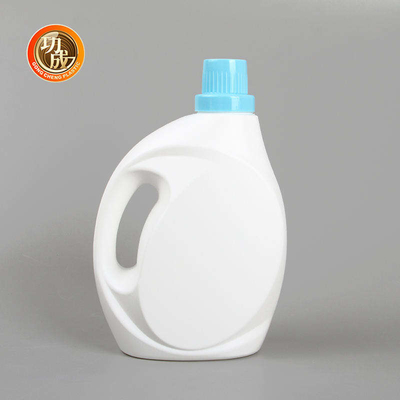 Bouteille détersive liquide blanche vide de la bouteille 1000ml 1500ml 3000ml de détergent de blanchisserie de HDPE