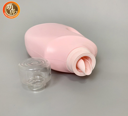 Bouteille vide en plastique de PE pour le détergent liquide 5L fait sur commande