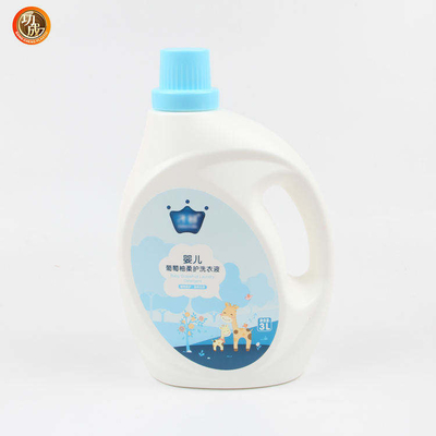 Bouteille liquide en plastique de détergent de blanchisserie du HDPE 3L vide 1 gallon
