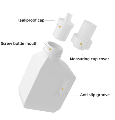 Bouteille liquide en plastique 1L 2L de détergent de blanchisserie de PE vide rechargeable