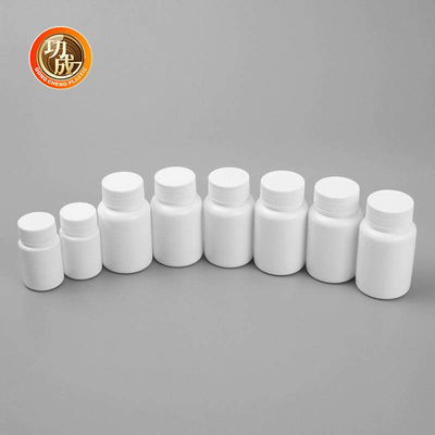 bouteille de pilule de plastique polyéthylène 120ml pour la surface brillante de capsules
