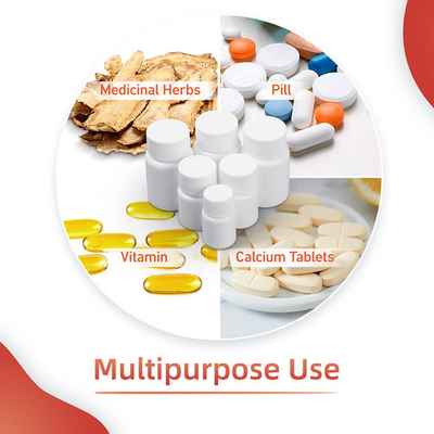 bouteille de pilule de plastique polyéthylène 120ml pour la surface brillante de capsules