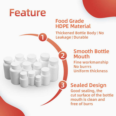bouteille pharmaceutique de médecine du HDPE 120ml