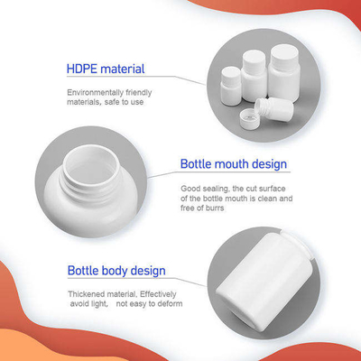 bouteille pharmaceutique de médecine du HDPE 120ml