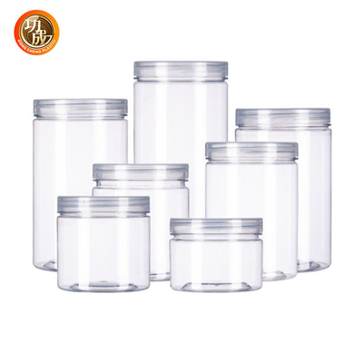 19oz 100 pots larges en plastique de bouche du calibre 500ml pour la nourriture d'épices