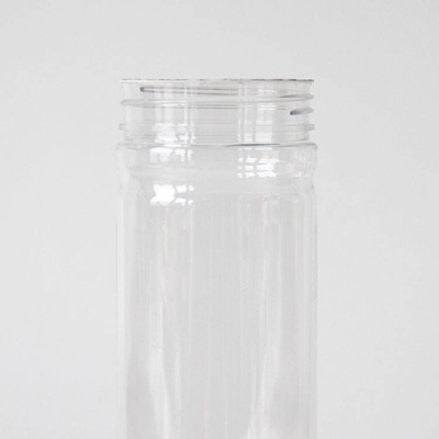 Pots en plastique transparents de sucrerie de la boîte à biscuits 450ml 500ml de sucrerie d'ANIMAL FAMILIER avec des couvercles