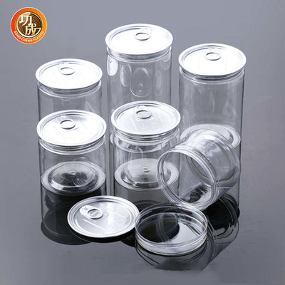 Pots rechargeables d'épice d'animal familier vide en plastique de boîte à biscuits d'espace libre d'OEM d'ODM