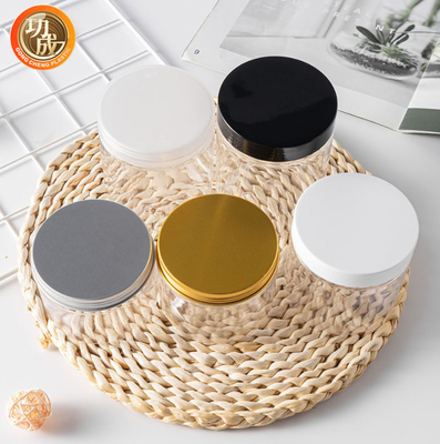 catégorie comestible d'animal familier de 100ml 200ml 300ml de boîte à biscuits claire vide de sucrerie