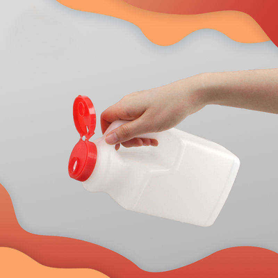 Bouteille en plastique de sauce de soja de nourriture faite sur commande de HDPE avec la poignée