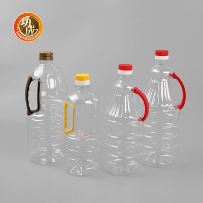 Bouteilles en plastique transparentes de condiment d'ANIMAL FAMILIER pour faire cuire l'huile de table 1600ml 1680ml 1800ml