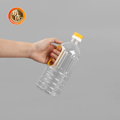 Bouteilles en plastique transparentes de condiment d'ANIMAL FAMILIER pour faire cuire l'huile de table 1600ml 1680ml 1800ml