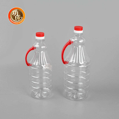 Les bouteilles en plastique de condiment de couvercle à visser CHOIENT la bouteille de sauce de soja avec la poignée