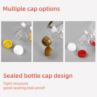 bouteille en plastique d'huile de table d'ANIMAL FAMILIER de 1280ml 1600ml 1800ml pour le vinaigre avec le couvercle