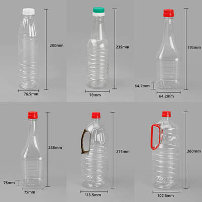 le condiment en plastique de 380ml 500ml 760ml met la bouteille en bouteille vide d'huile de table de place