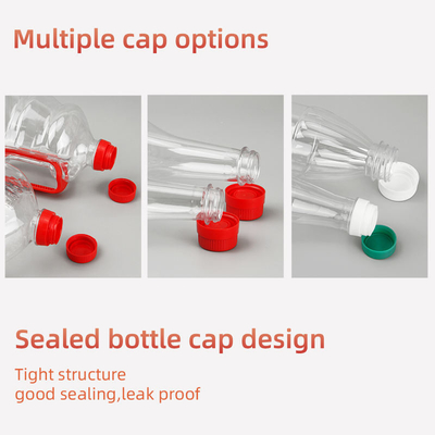 le condiment en plastique de 380ml 500ml 760ml met la bouteille en bouteille vide d'huile de table de place