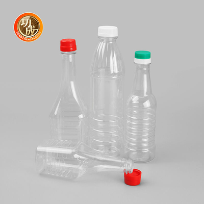 Le condiment en plastique transparent met 500ml en bouteille 900ml 1800ml 5000ml Olive Oil Plastic Bottle