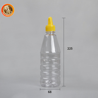 La fuite rendent la bouteille en plastique résistante de compression de ketchup de tomate d'ANIMAL FAMILIER de bouteille de sauce à compression