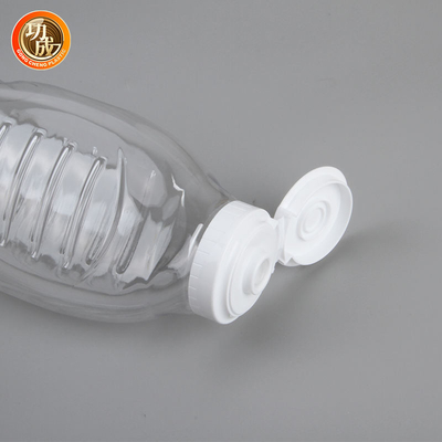 Bouteilles en plastique de sauce à compression d'ANIMAL FAMILIER avec le couvercle Flip Top Food Grade