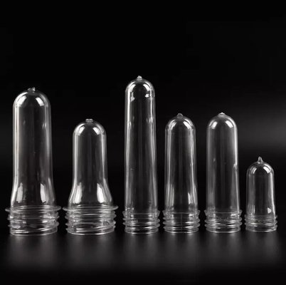 Préformation transparente faite sur commande d'ANIMAL FAMILIER pour des bouteilles d'eau 1 litre