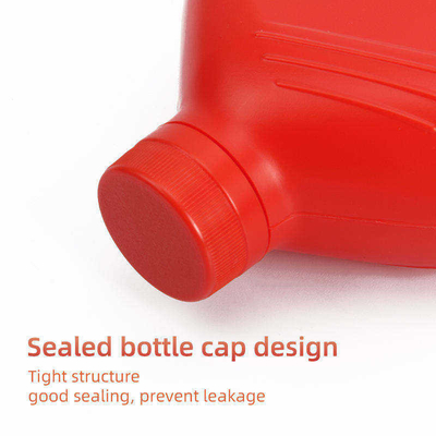 Bouteille faite sur commande de lubrifiant d'essence de plastique de PE de bouteille d'huile à moteur de label