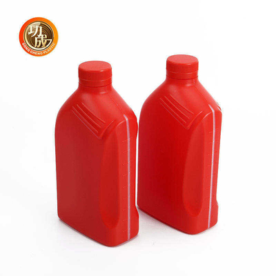 Bouteille faite sur commande de lubrifiant d'essence de plastique de PE de bouteille d'huile à moteur de label