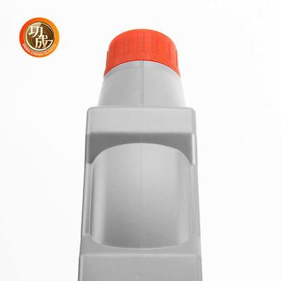 Bouteille en plastique liquide chimique de lubrifiant adaptée aux besoins du client 1 par litre d'huile de moteur de moteur de HDPE