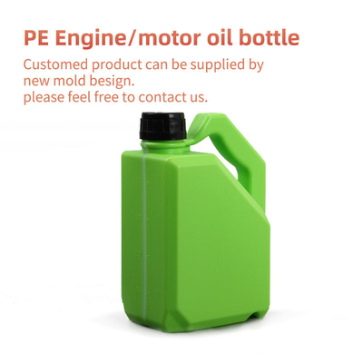 Huile à moteur portative lubrifiant la bouteille en plastique d'essence de bouteille avec le chapeau
