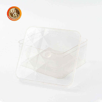 600ml 810ml adaptent la boîte aux besoins du client rectangulaire transparente à aliment pour animaux familiers de caisses d'emballage