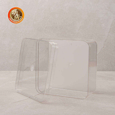600ml 810ml adaptent la boîte aux besoins du client rectangulaire transparente à aliment pour animaux familiers de caisses d'emballage