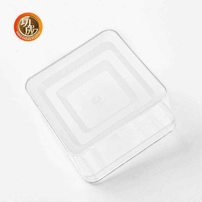 600ml 810ml adaptent la boîte aux besoins du client rectangulaire transparente à aliment pour animaux familiers de caisses d'emballage