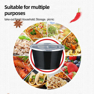 L'OEM adaptent les plats à emporter aux besoins du client de caisses d'emballage emballant Tray With Lid