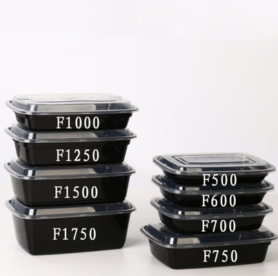 L'OEM jetable sortent à des conteneurs les plateaux en plastique avec des couvercles