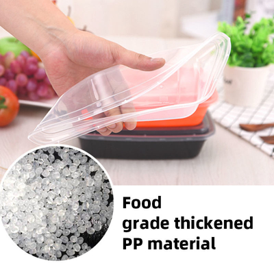 L'OEM jetable sortent à des conteneurs les plateaux en plastique avec des couvercles
