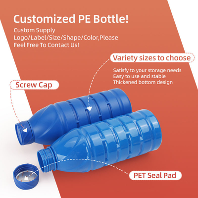 Bouteille en plastique d'ANIMAL FAMILIER de PE pour la bouteille liquide agricole 500ml 1000ml d'engrais de pesticide