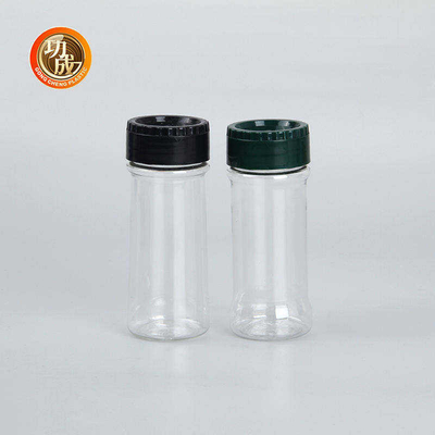 L'épice en plastique claire vide met le sel en bouteille Shaker Seasoning Jars Bulk d'ANIMAL FAMILIER de 100Ml 250Ml