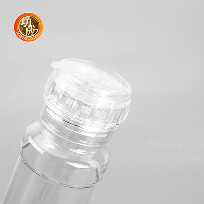 Condiment en plastique transparent fait sur commande Shaker Jars 250ml 500ml de bouteilles d'épice
