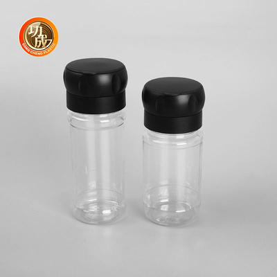 bouche en plastique de vis de bouteilles de l'épice 125Ml assaisonnant Shaker With Lid