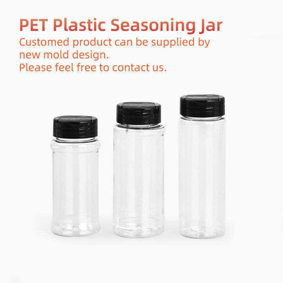 l'épice 100Ml en plastique met des poudres en bouteille d'herbes assaisonnant Shaker Containers